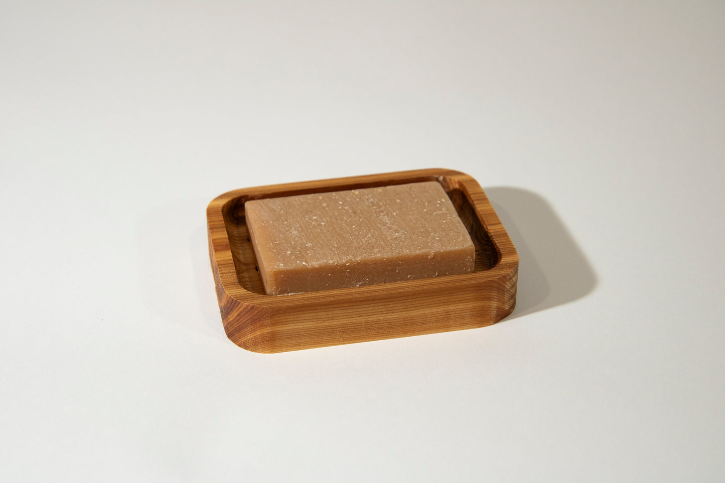 Soap Dish with  Unscented Handmade Soap