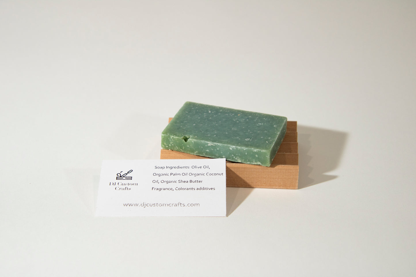 Soap Dish with  scented Handmade Soap