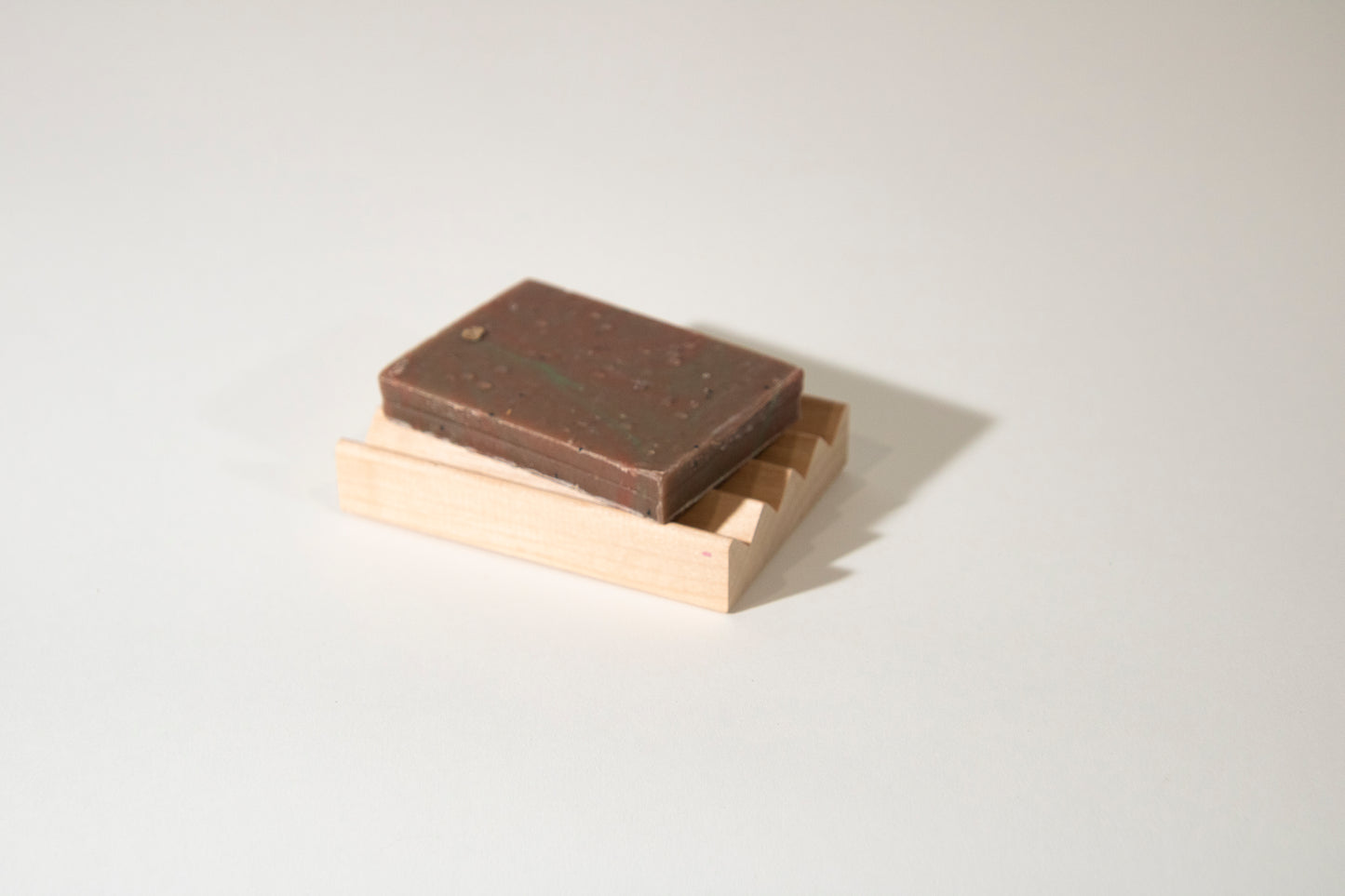 Soap Dish with  scented Handmade Soap