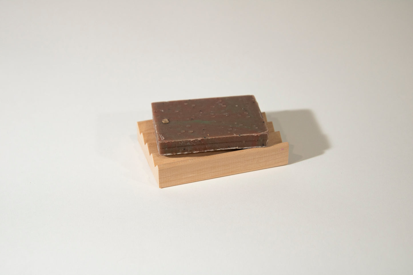 Soap Dish with  scented Handmade Soap