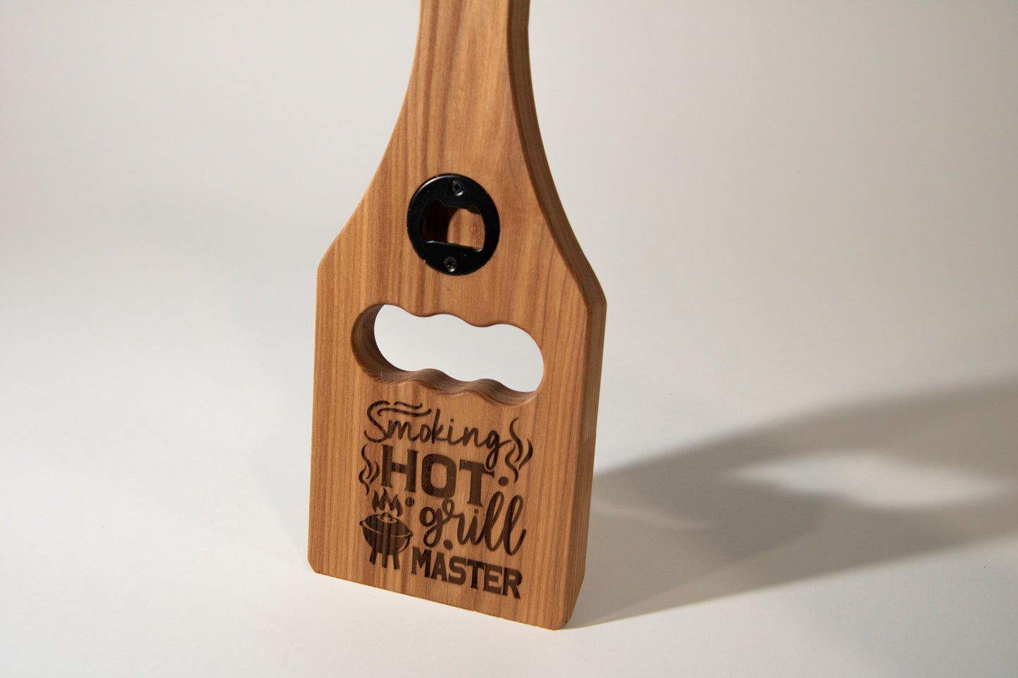 Grill Scraper with bottle opener